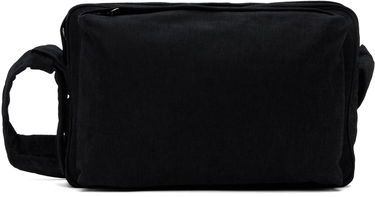 Taška cez rameno Solid Homme Solid Homme Washed Velvet Denim Cross Bag Čierna | S243BA01, 0