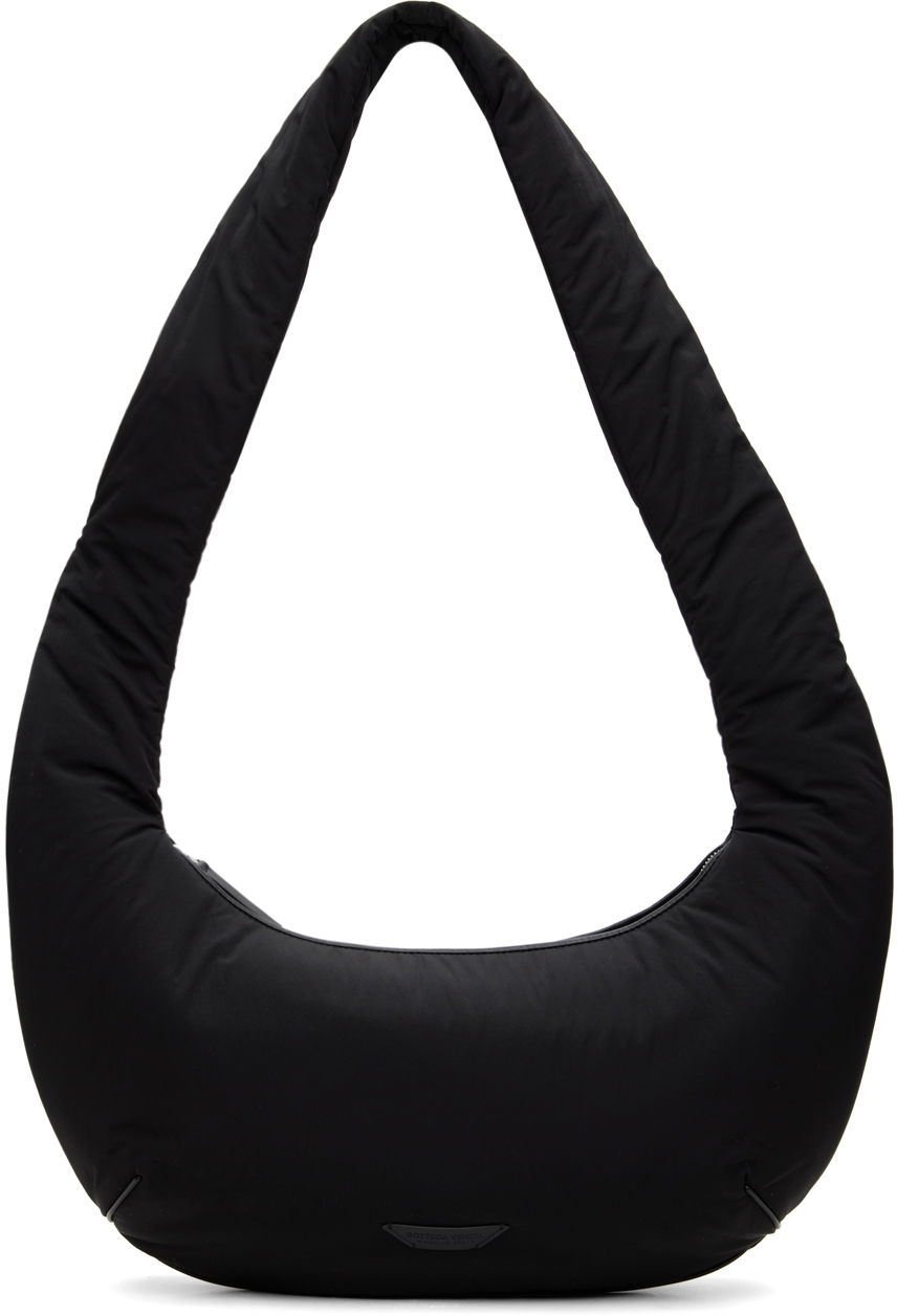 Taška cez rameno Bottega Veneta Bottega Veneta Borsa Light Paper Shoulder Bag Čierna | 776219VCQGD, 0