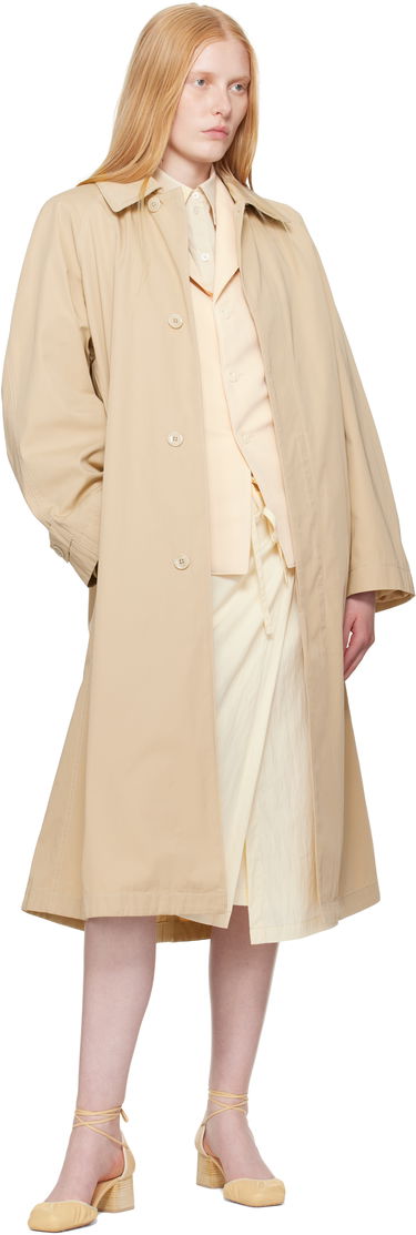 Kabáty LEMAIRE LEMAIRE Cotton Twill Overcoat Béžová | CO1104 LF1352, 3