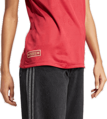 Tričko adidas Performance FC Bayern Anniversary Jersey Červená | JE6783, 4