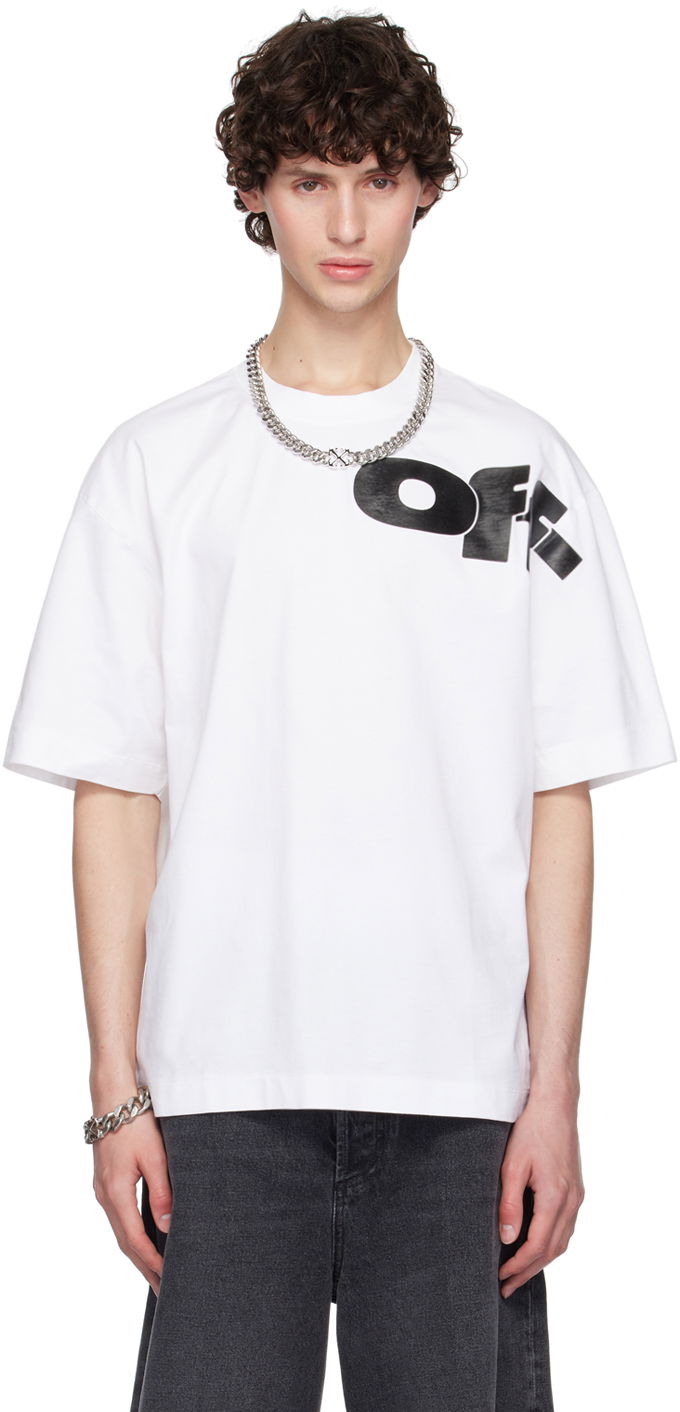 White Shared Logo Skate T-Shirt