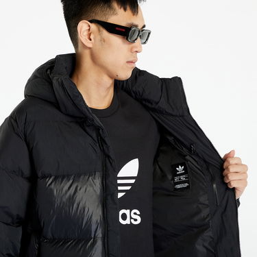 Prešívaná bunda adidas Originals Jacket Down Regen 3/4 Puffer Čierna | hl9209, 2