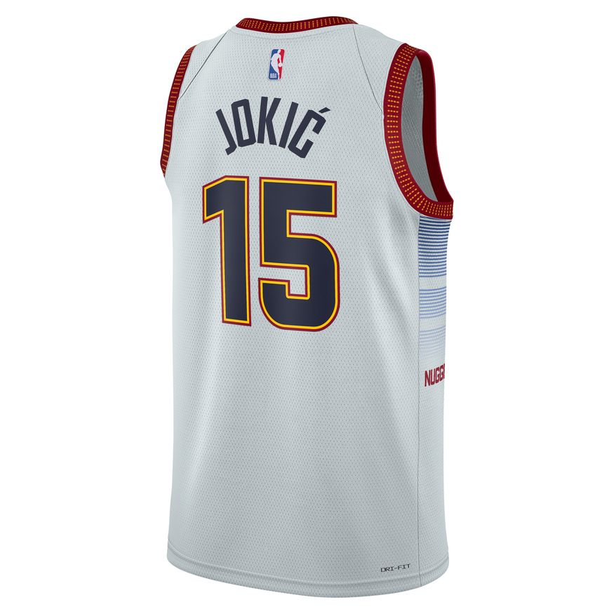 Dres Nike Dri-FIT NBA Nikola Jokic Denver Nuggets City Edition 2022 Swingman Jersey Biela | DO9591-044, 1