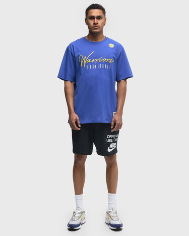 Tričko Mitchell & Ness Golden State Warriors Vintage Logo Training Day T-Shirt Modrá | FC9288-GSWROYA, 2