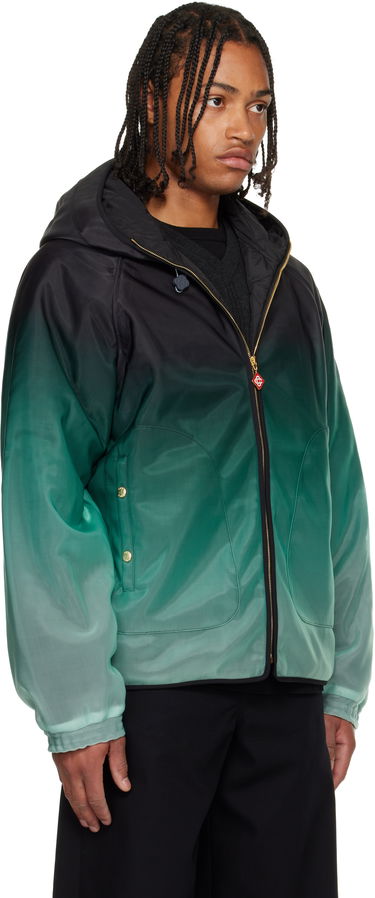 Vetrovka Casablanca Casablanca Gradient Technical Windbreaker Jacket, Size Small Zelené | MPF25-JK-394-01, 4