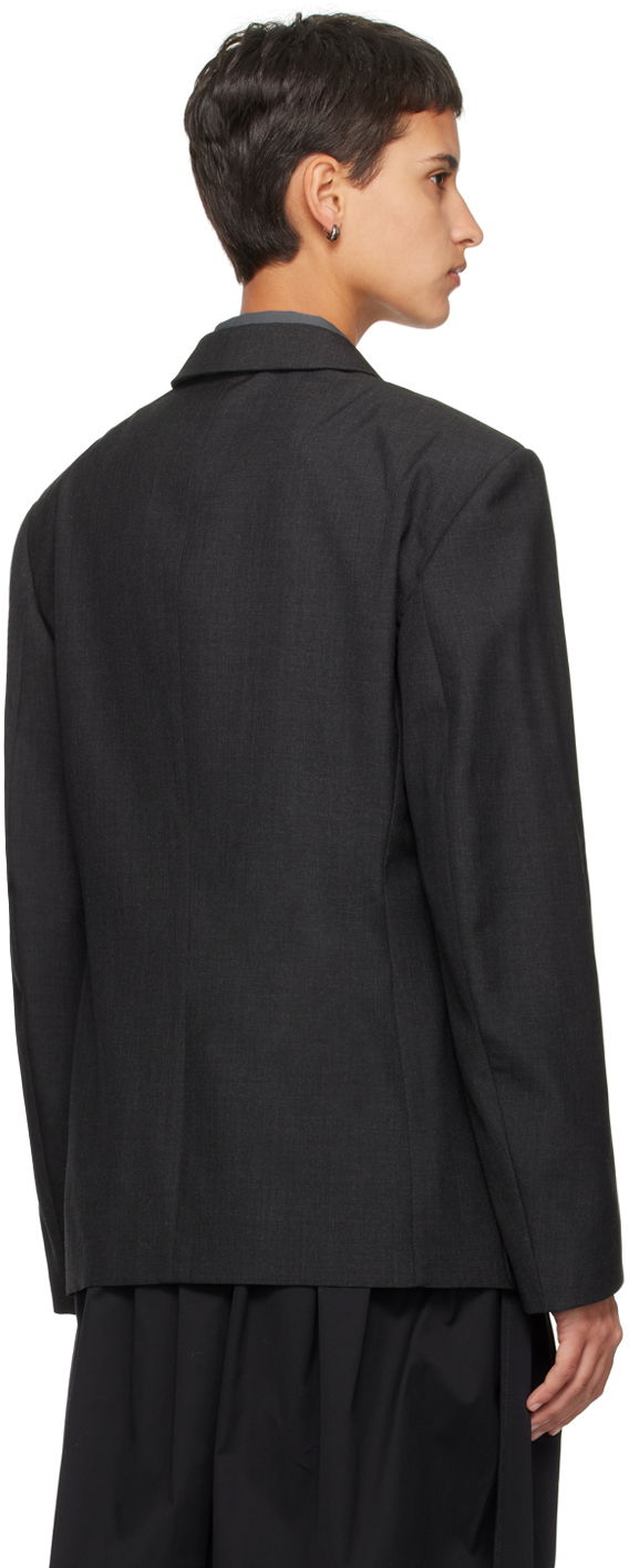Soft Tailored Double-Breasted Blazer