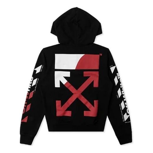 Mikina Off-White Off-White Loose Fit Hoodie Čierna | OMBB034S190030061020