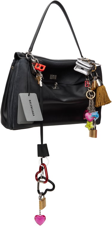 Kabelka Balenciaga Balenciaga Charms Rodeo Large Bag Čierna | 789744 2AA7B, 1