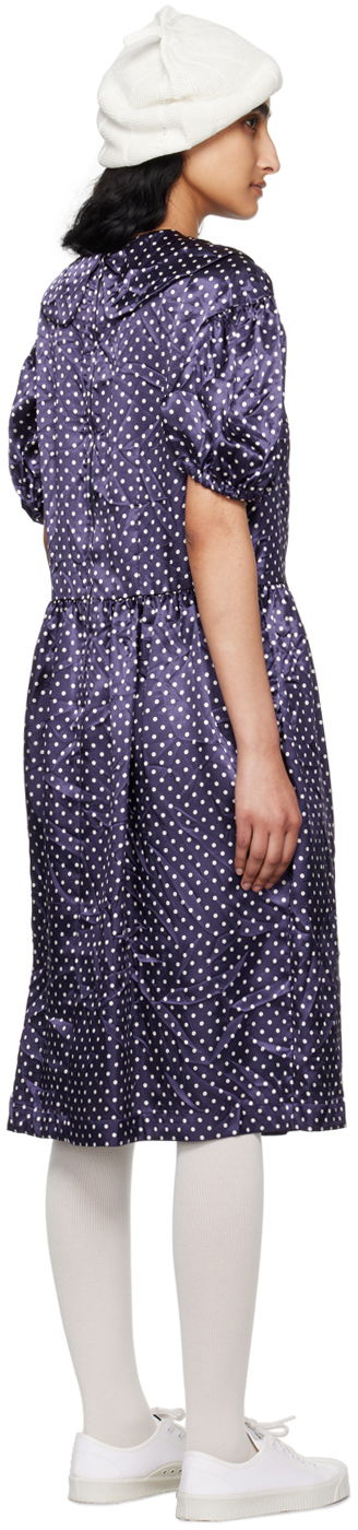 Šaty Comme des Garçons Comme des Garçons Girl Polka Dot Midi Dress Navy | NM-O010-051, 2