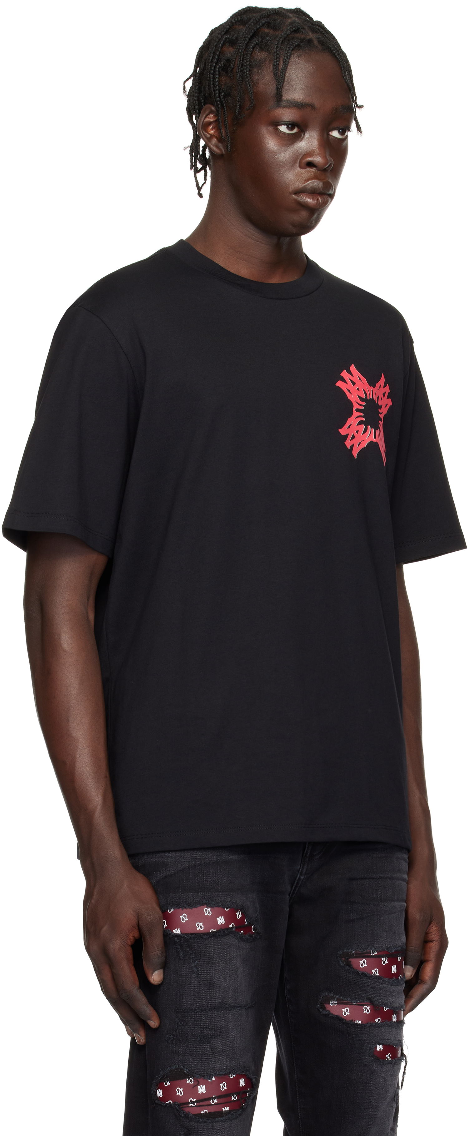 Tričko AMIRI Quad Graphic T-Shirt Čierna | AMJYTE1132, 1
