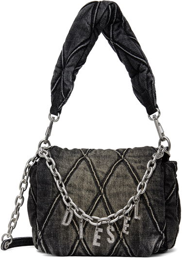 Taška cez rameno Diesel Charm-D Shoulder S Bag Čierna | X09597 P6330, 0
