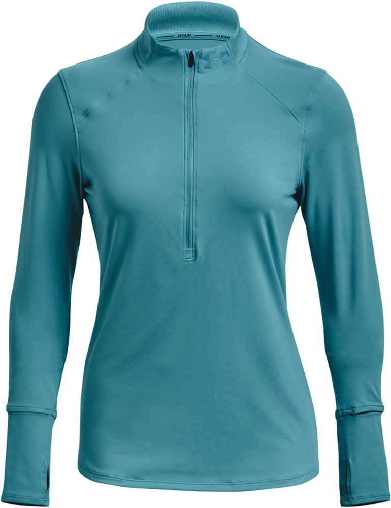 Tričko Under Armour Qualifier Run 2.0 Half-Zip Tyrkysová | 1365632-433, 0