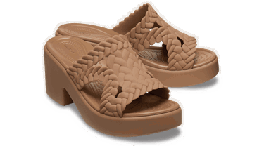 Tenisky a topánky Crocs Brooklyn Woven Heel Sandals Hnedá | 209979-2EY, 1