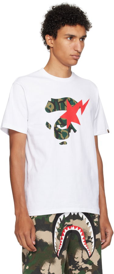 Tričko BAPE Trial Camo Ape Face STA T-Shirt Čierna | 001TEL301035M, 4
