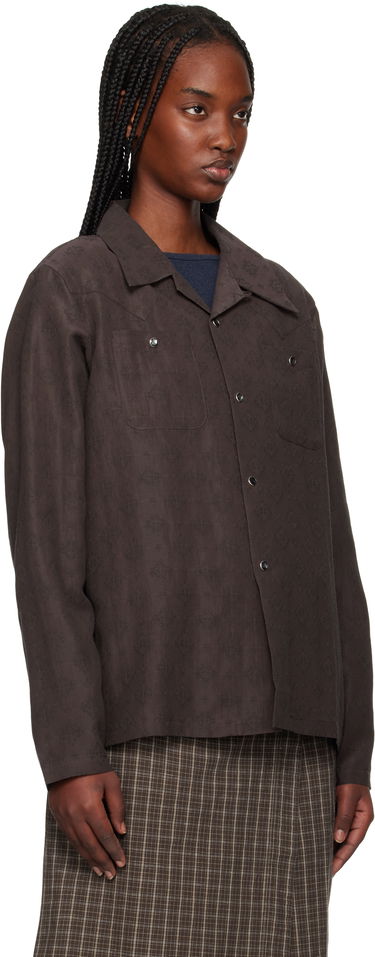 Košeľa Needles Needles Cowboy One-Up Shirt Hnedá | QV254, 1