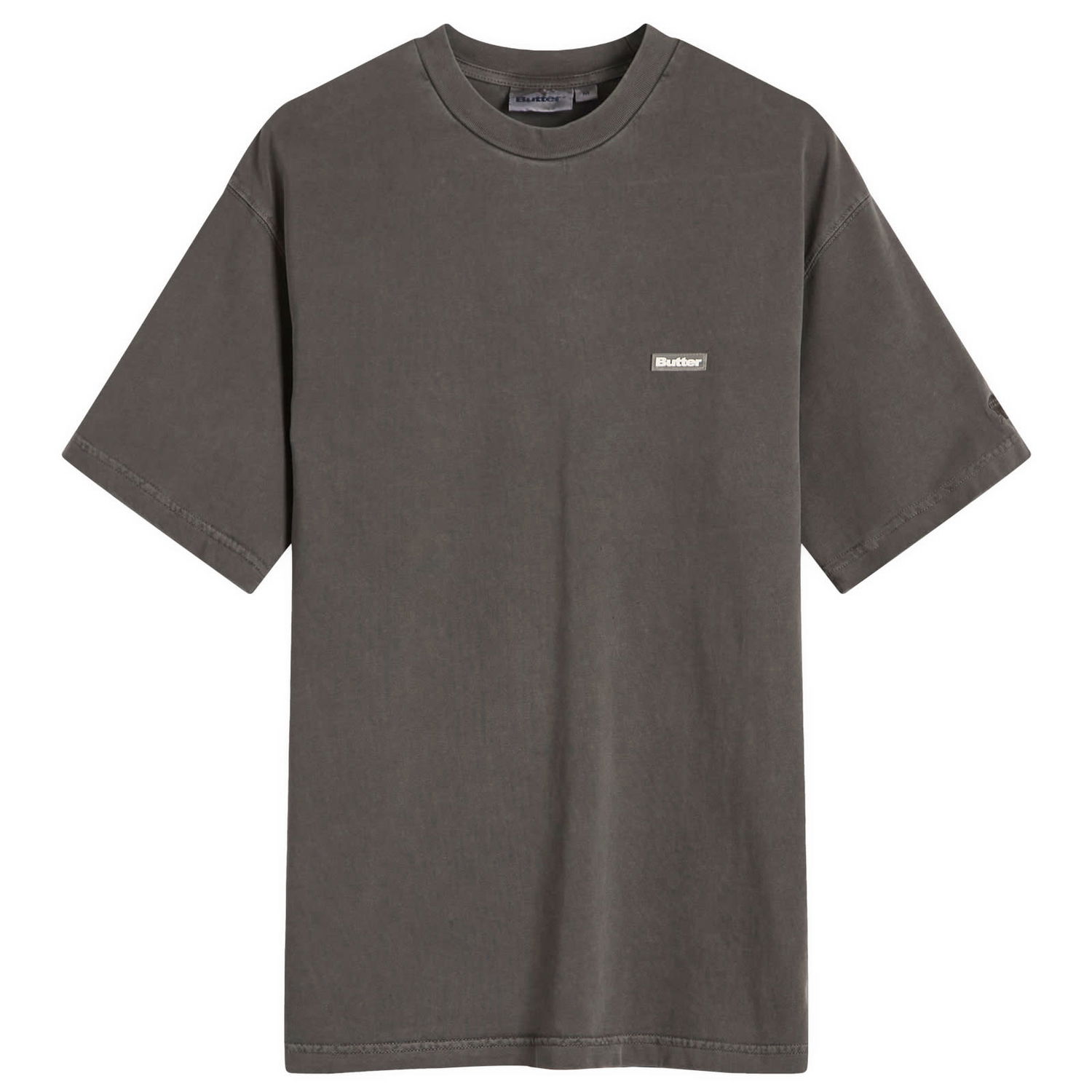 Tričko Butter Goods Basic T-Shirt, Size Large Šedá | BG243110-BLK, 1