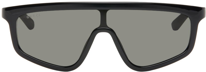 Slnečné okuliare Gucci Black Shield Sunglasses Čierna | GG1736S-001