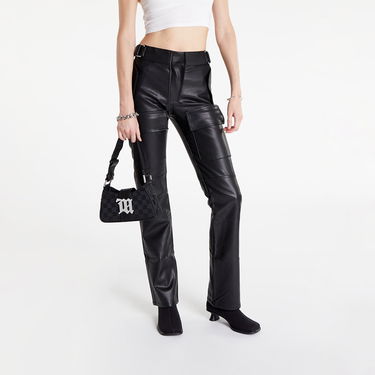 Nohavice MISBHV Vegan Leather Moto Trousers Čierna | 122W326, 0