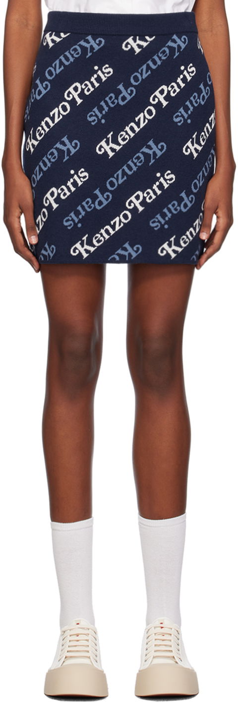 Sukňa KENZO VERDY x Paris Miniskirt Navy | FE52JU4573CB, 0