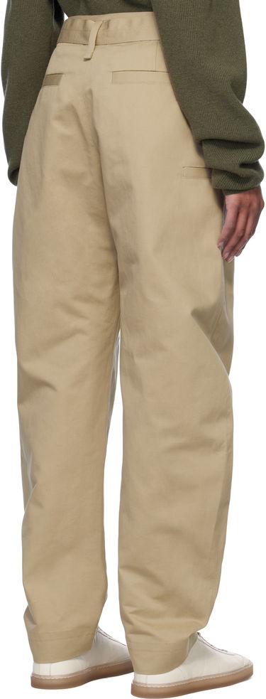 Cargo nohavice LEMAIRE Lemaire Belted Tapered Trousers Béžová | PA1159 LF1309, 2