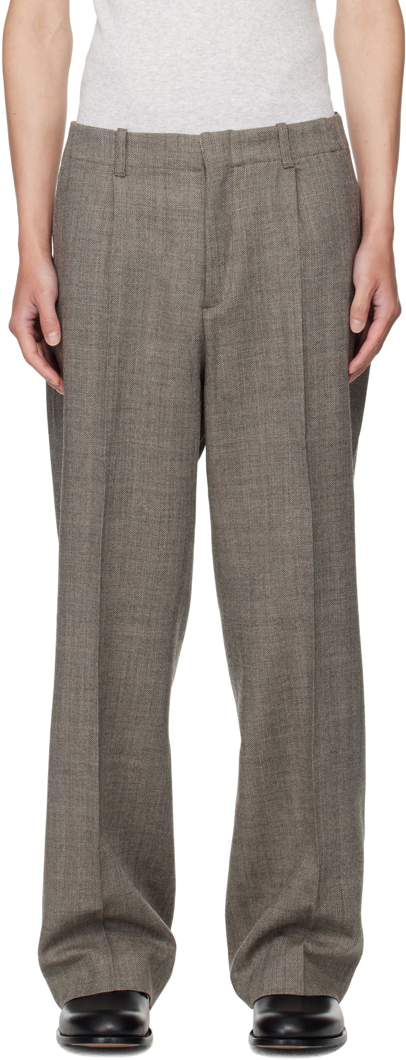 Nohavice OUR LEGACY Our Legacy Borrowed Chino Trousers Šedá | M4254BBN