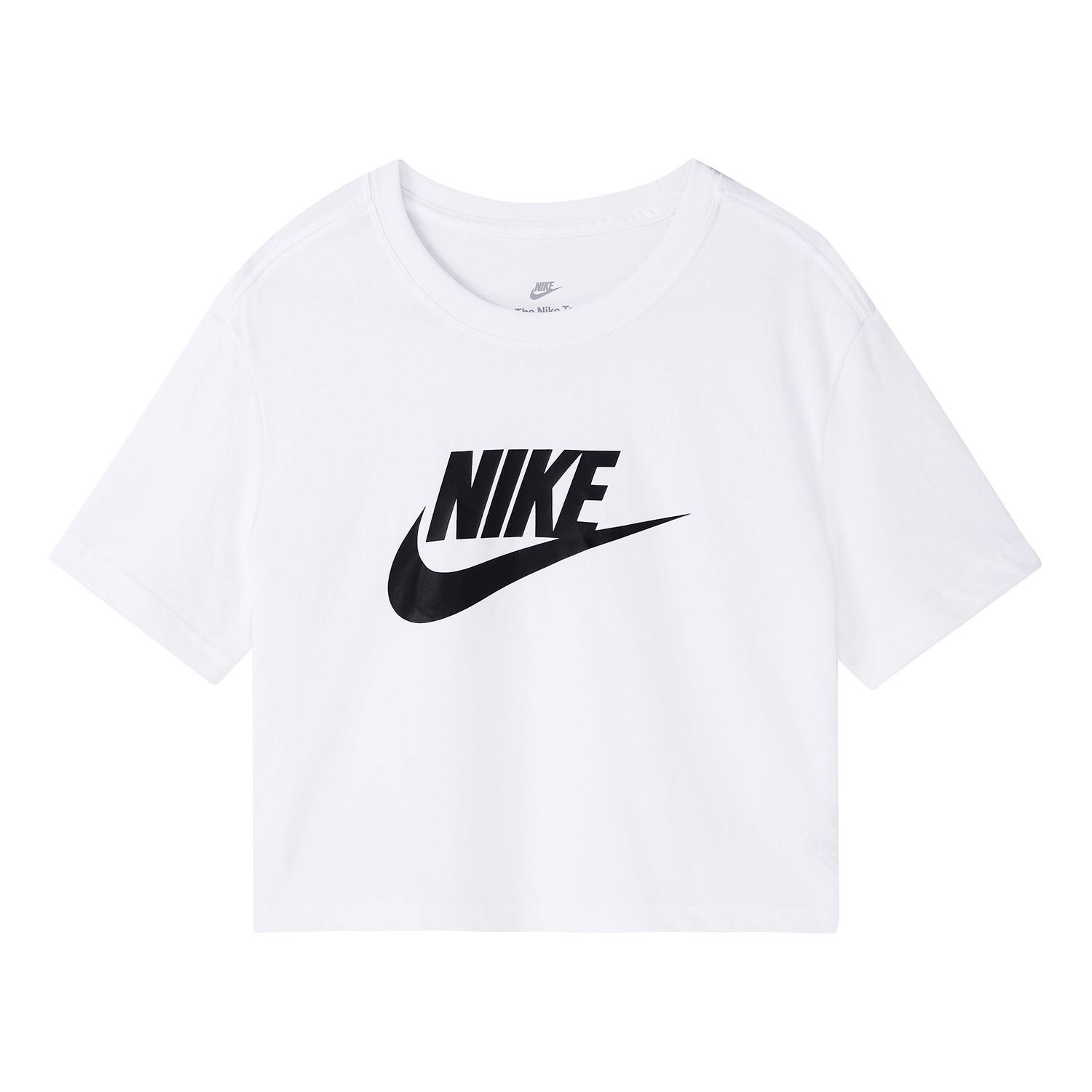 Crop Top Nike Sportswear Essential Crop Crew Neck T-Shirt Biela | BV6176-100, 0