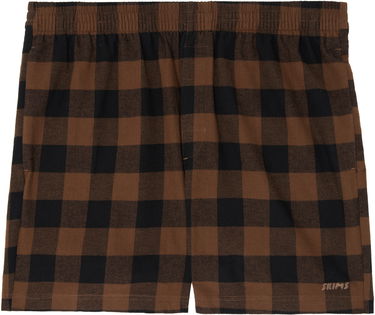 Boxerky SKIMS SKIMS Flannel Sleep Shorts Hnedá | BO-BOX-6005M, 0