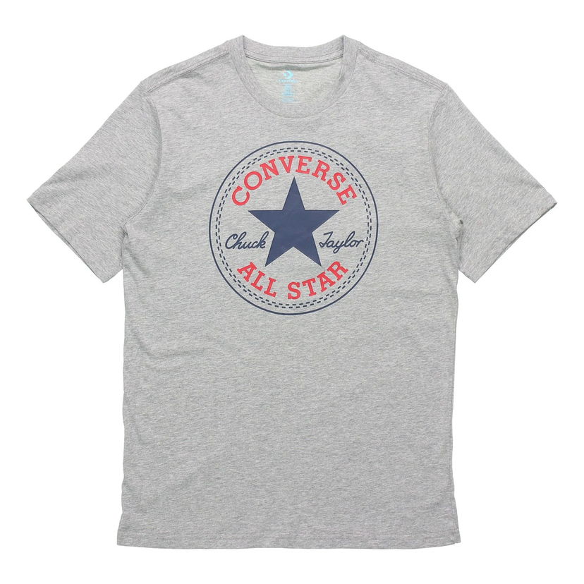 Tričko Converse All Star Classic Round Neck Short Sleeve T-Shirt Šedá | 10007887-A03