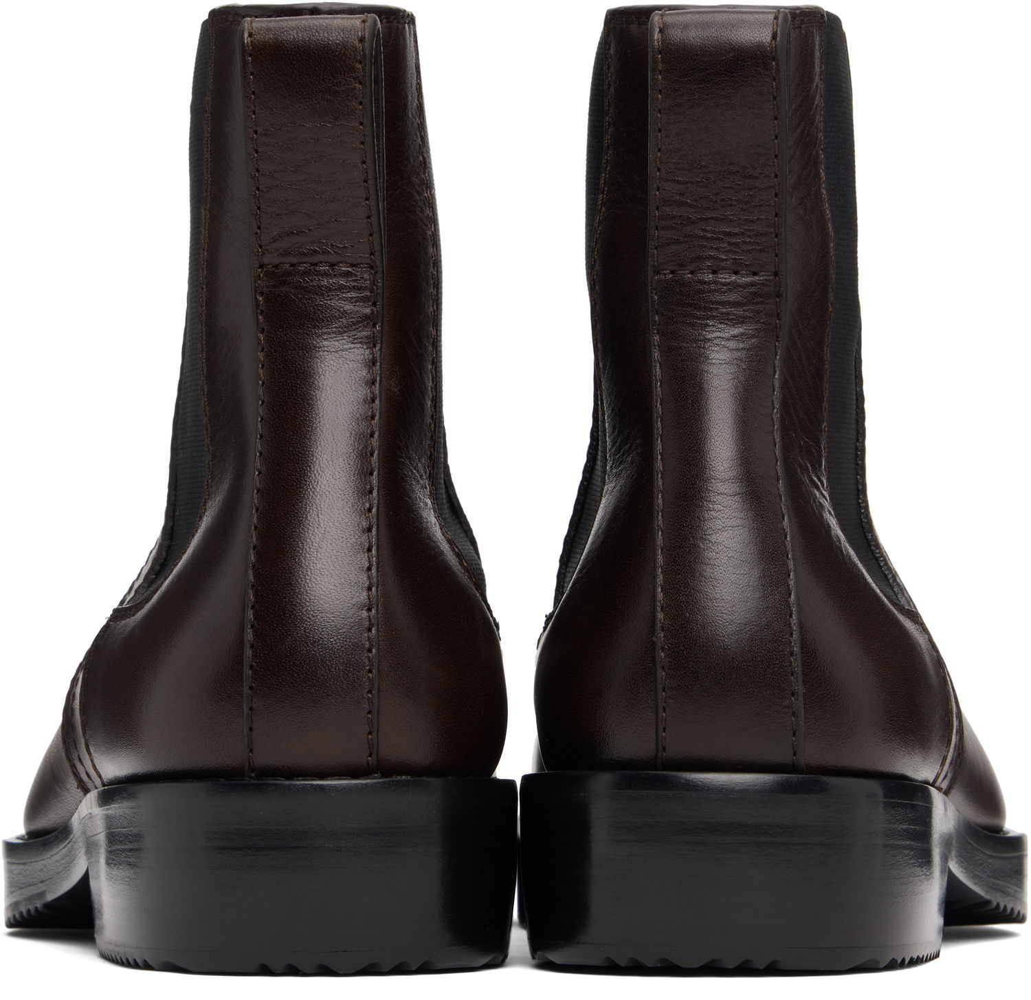 Tenisky a topánky Dries Van Noten Dries Van Noten Leather Chelsea Boots Hnedá | 252-021703-105, 1