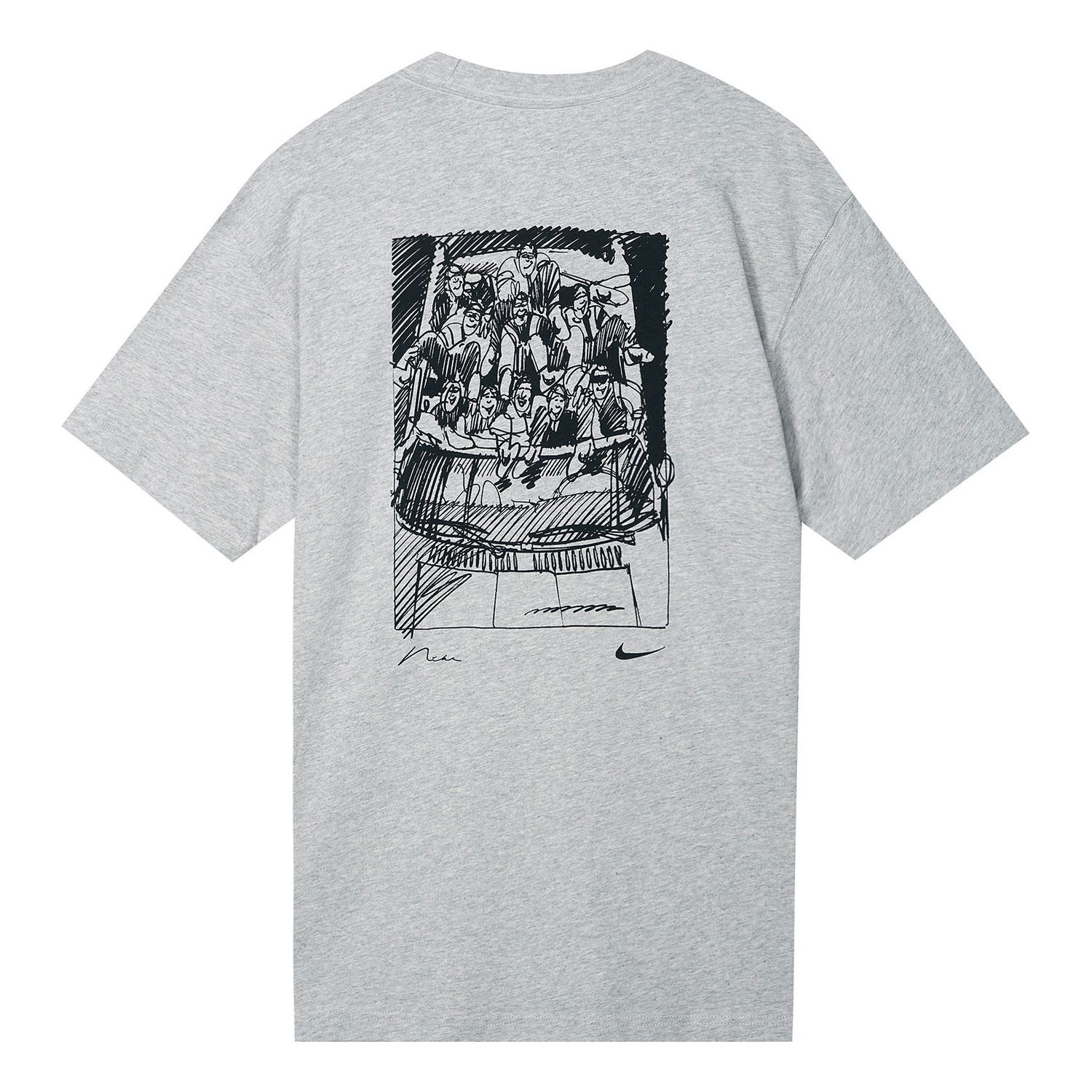 Tričko Nike SB SB Graffiti Sketch T-Shirt Šedá | DR7768-050, 0