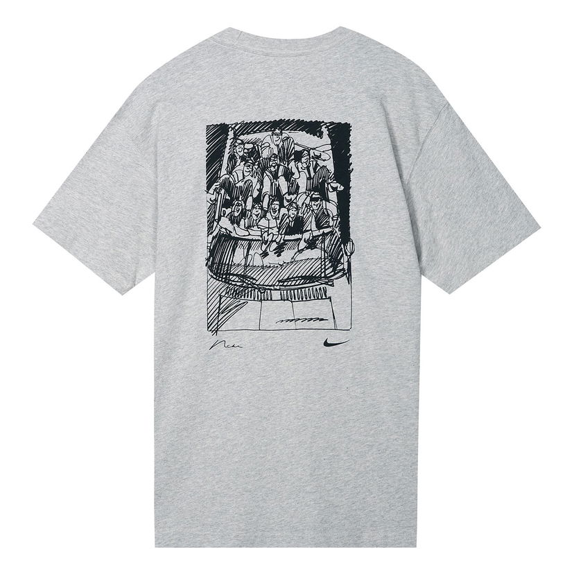 Tričko Nike SB SB Graffiti Sketch T-Shirt Šedá | DR7768-050