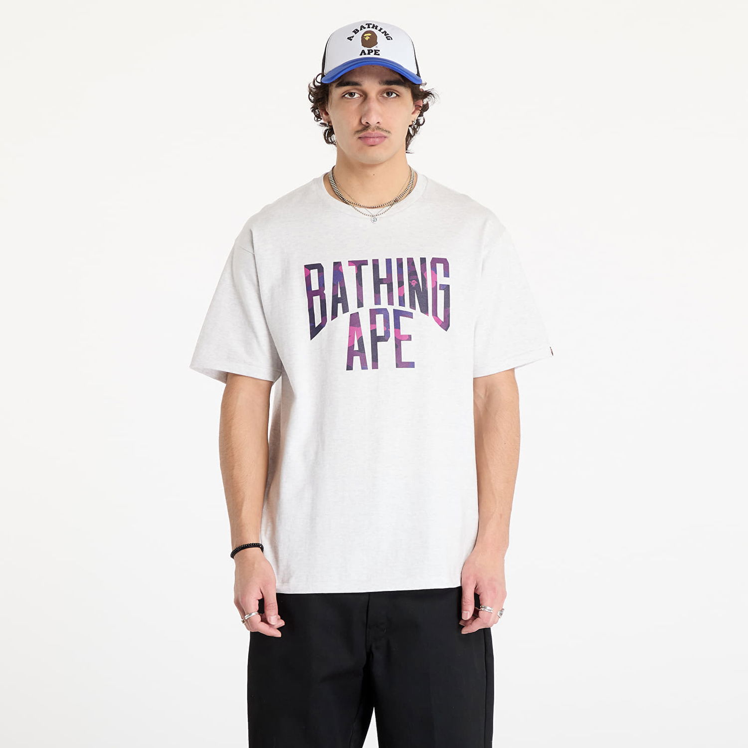 Tričko BAPE Color Camo Ape Tee Šedá | 001TEK801023M GRA, 0