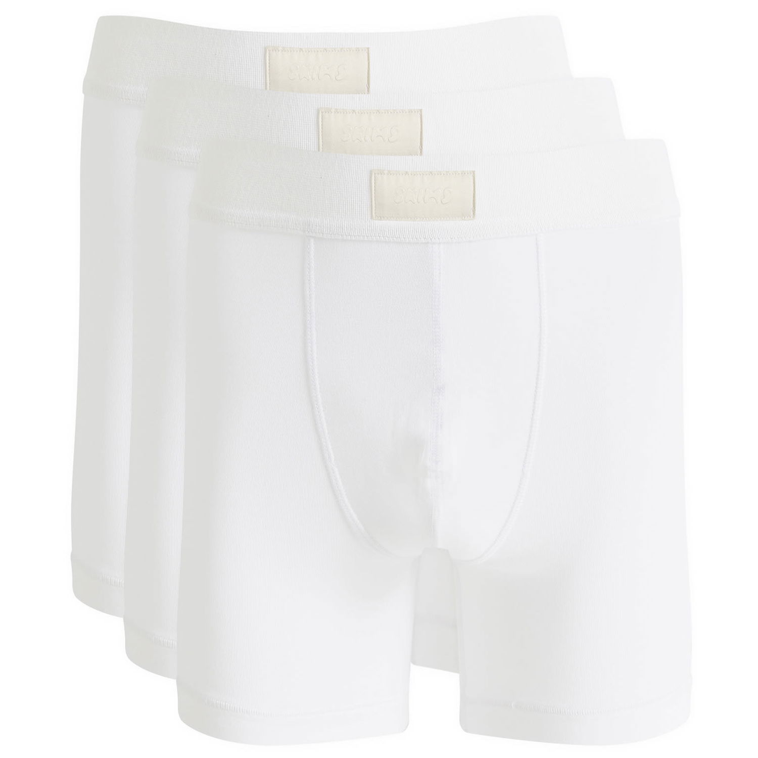 Boxerky SKIMS 5" Boxer Brief 3-Pack Biela | BO-BBR-5635M-CH, 0