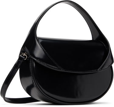 Taška cez rameno BY FAR BY FAR Hari Semi Patent Leather Shoulder Bag Čierna | MWBTH008CL017BK001PL, 1