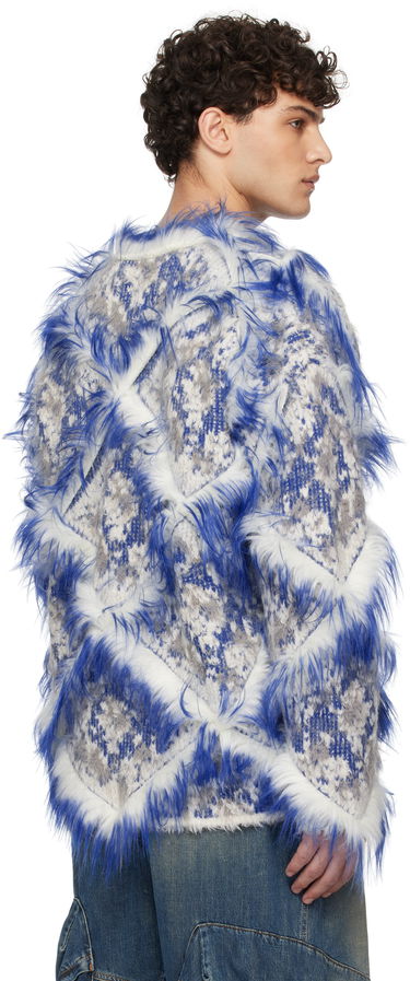 Sveter Diesel Furry Knit Sweater Modrá | A16935-0ABDM-96P, 2