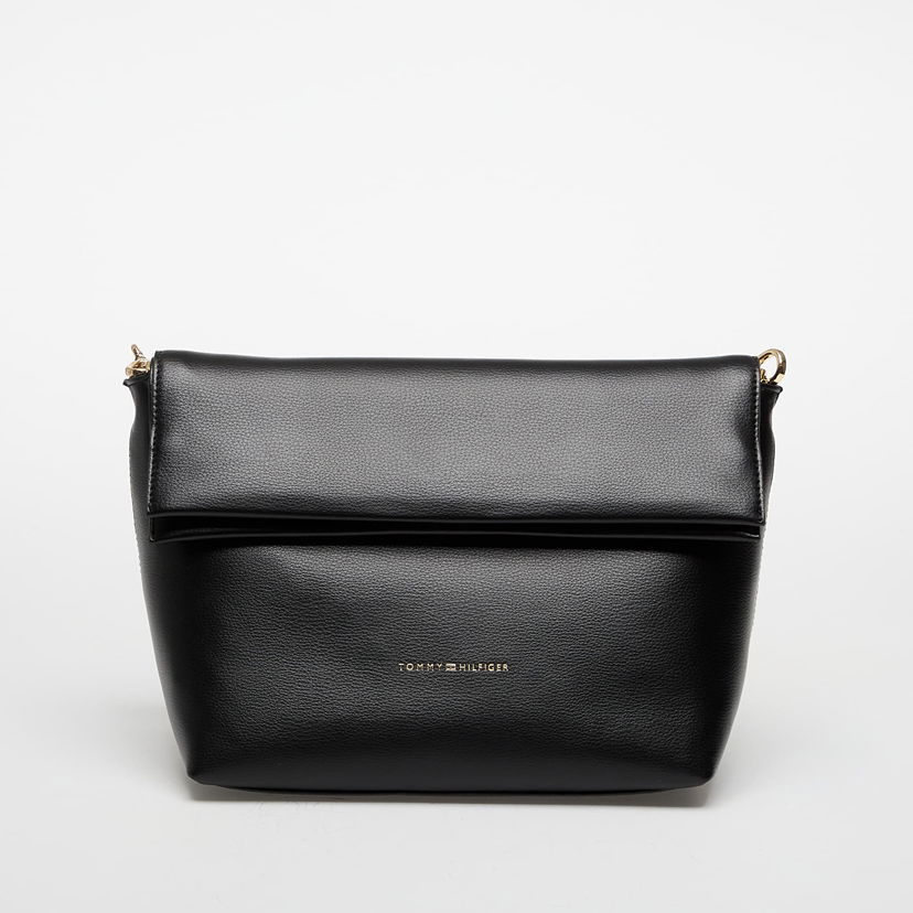 Taška cez rameno Tommy Hilfiger Tommy Hilfiger Logotape Med Crossover Bag Čierna | AW0AW17692 BDS
