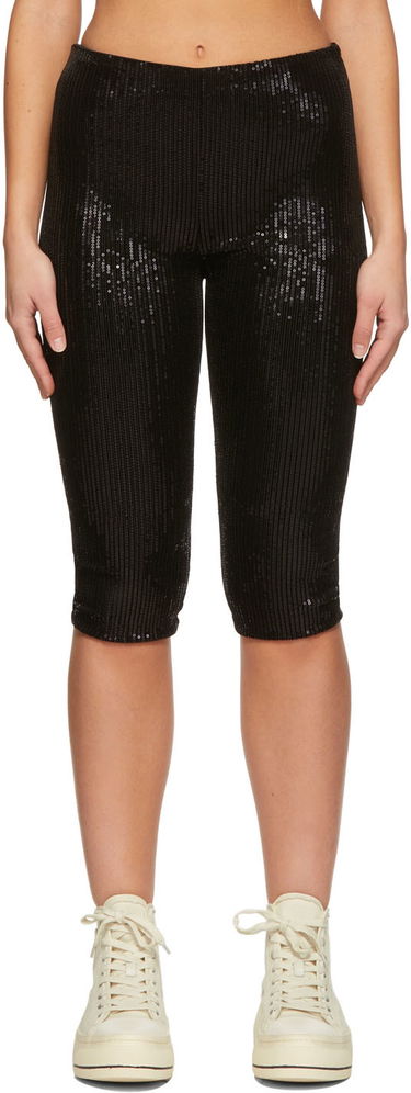 Legíny We11done We11done Sequin Cycling Shorts Čierna | WD-PT1-22-295-W-BK, 0