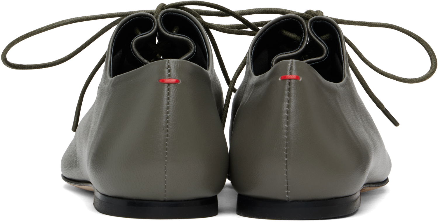 Oblečenie Aeyde Aeyde Isla Nappa Leather Derbys Zelené | A11-FL-RKLS08FL166-SS25-1007-007, 1
