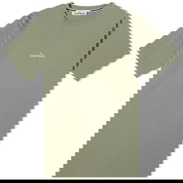 Tričko Stone Island Camo One Badge Print T-Shirt Zelené | 80152RCE6-V0055, 0