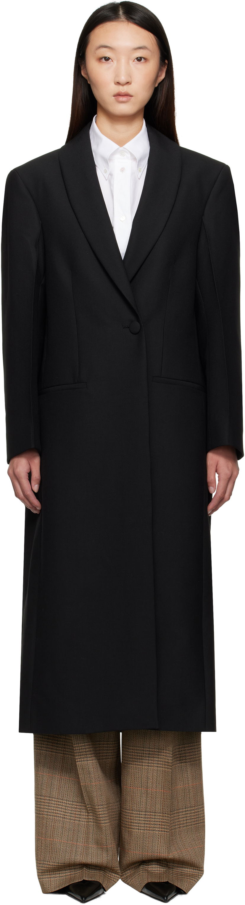 Kabáty Róhe Róhe Signature Opera Coat Čierna | 416-10-158