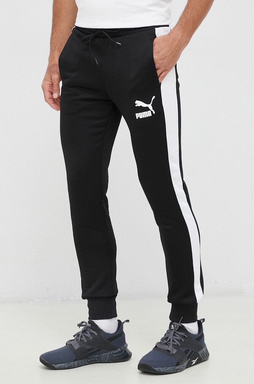 Nohavice a džínsy Puma Sweatpants Čierna | 530098, 0