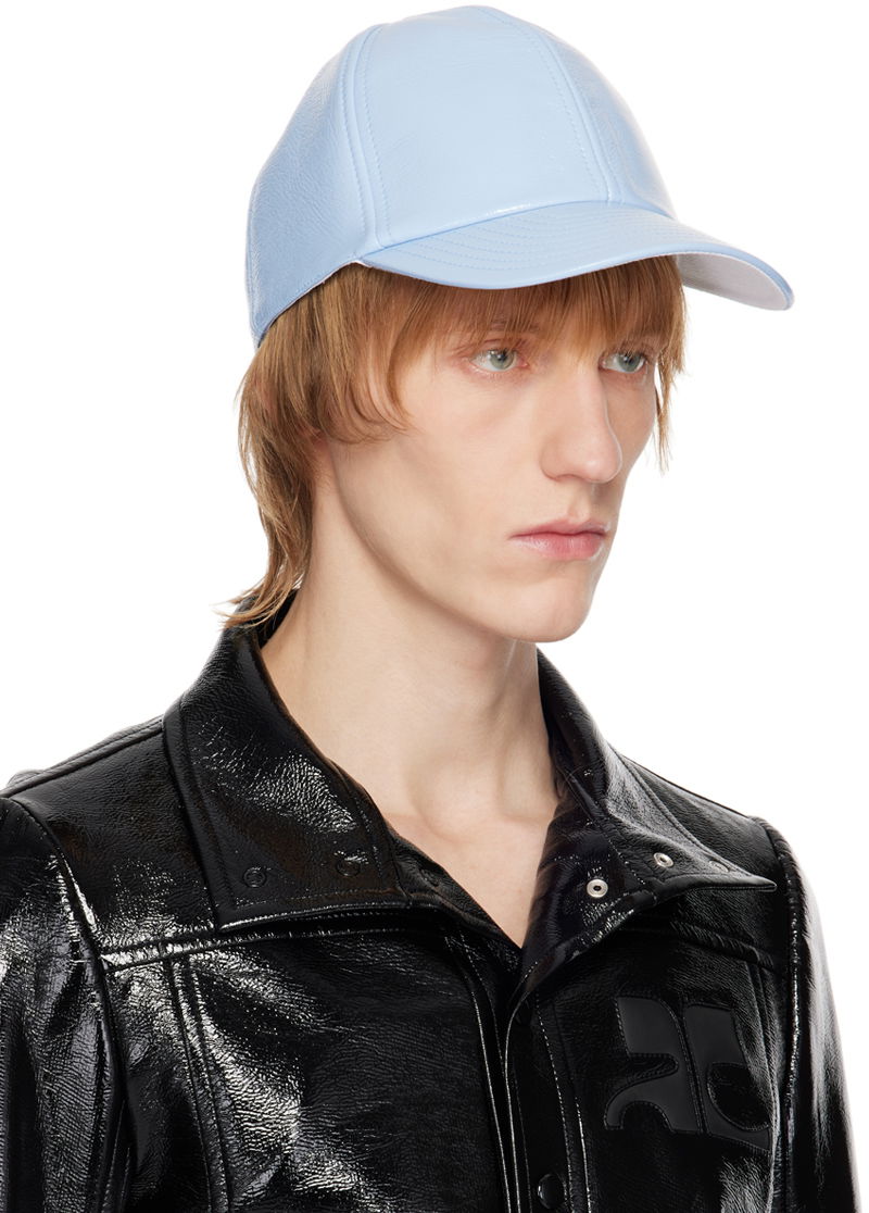 Faux-Leather Logo Cap