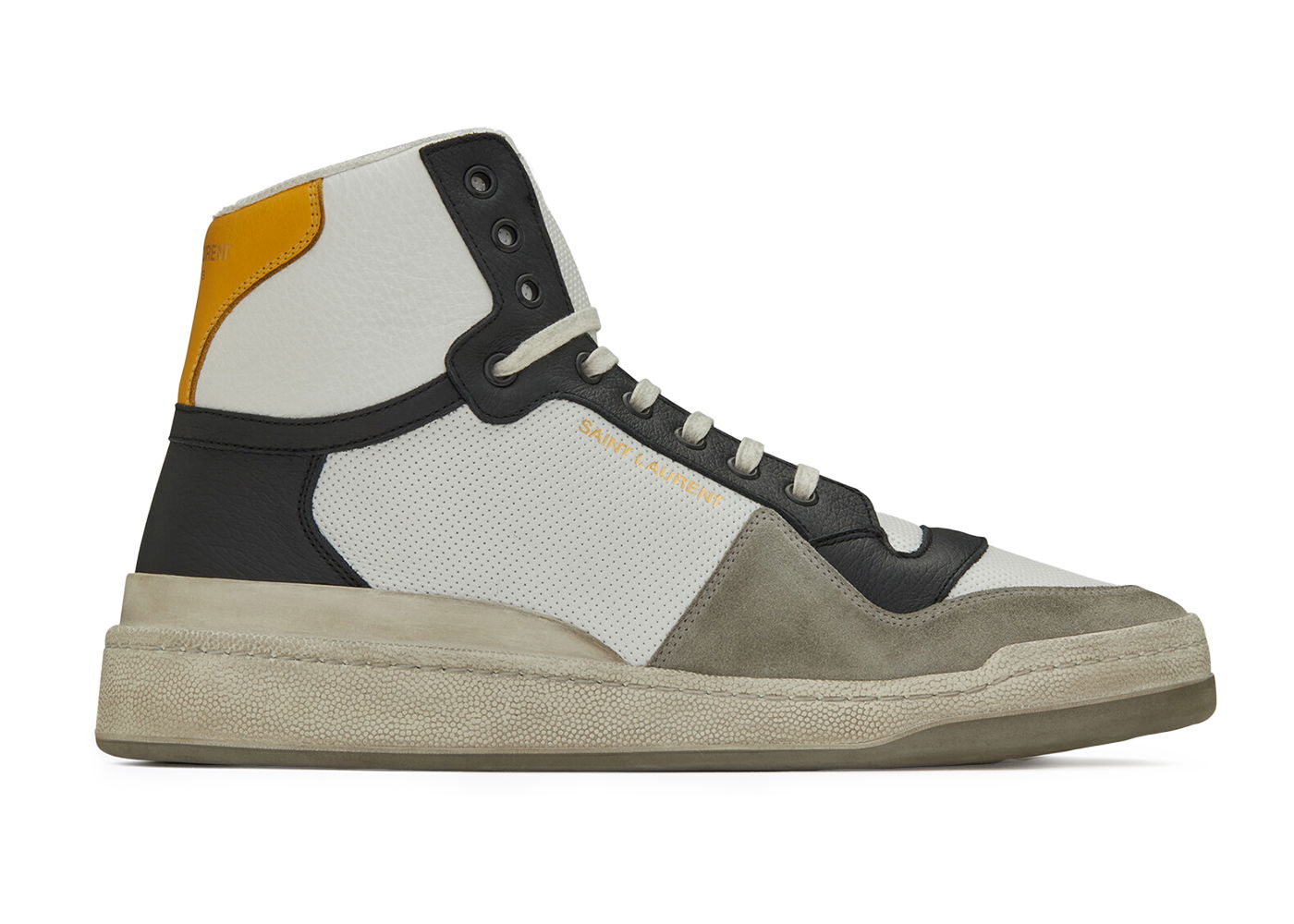 Tenisky a topánky Saint Laurent SL-24 Mid Distressed Šedá | 6106181JZB09664, 0