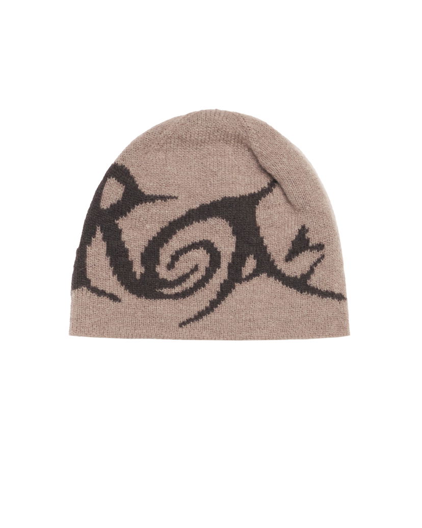 Kulicha ROA Graphic Beanie Béžová | RBUW215YA05-BEG0021
