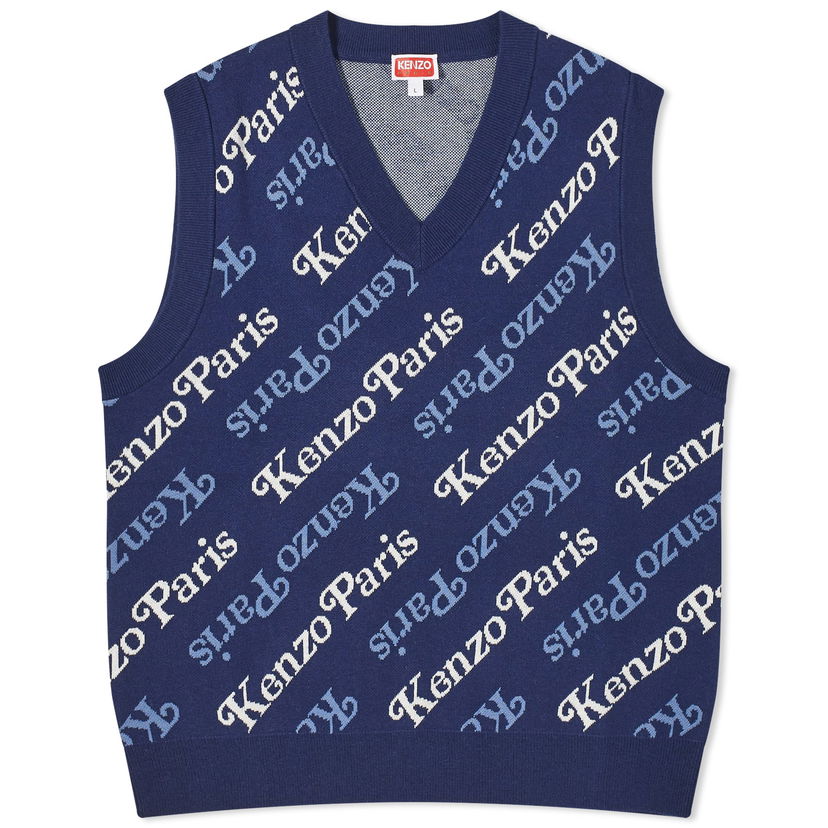 Vesta KENZO Verdy x Knit Vest Navy | FE55PU4583CB-77