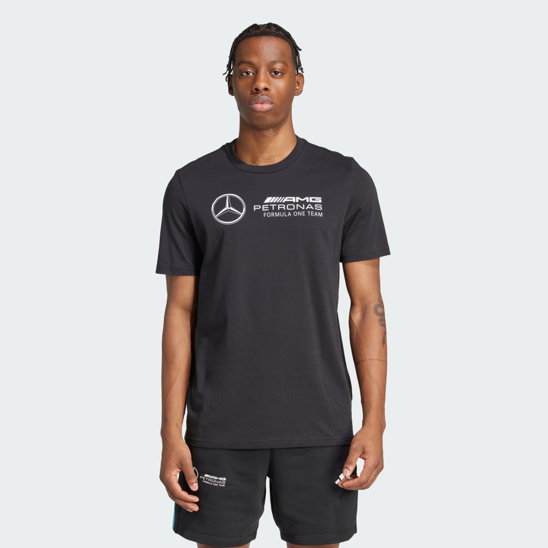 Tričko adidas Performance Mercedes-AMG Petronas Formula One Team DNA Graphic T-Shirt Čierna | JV5434, 0