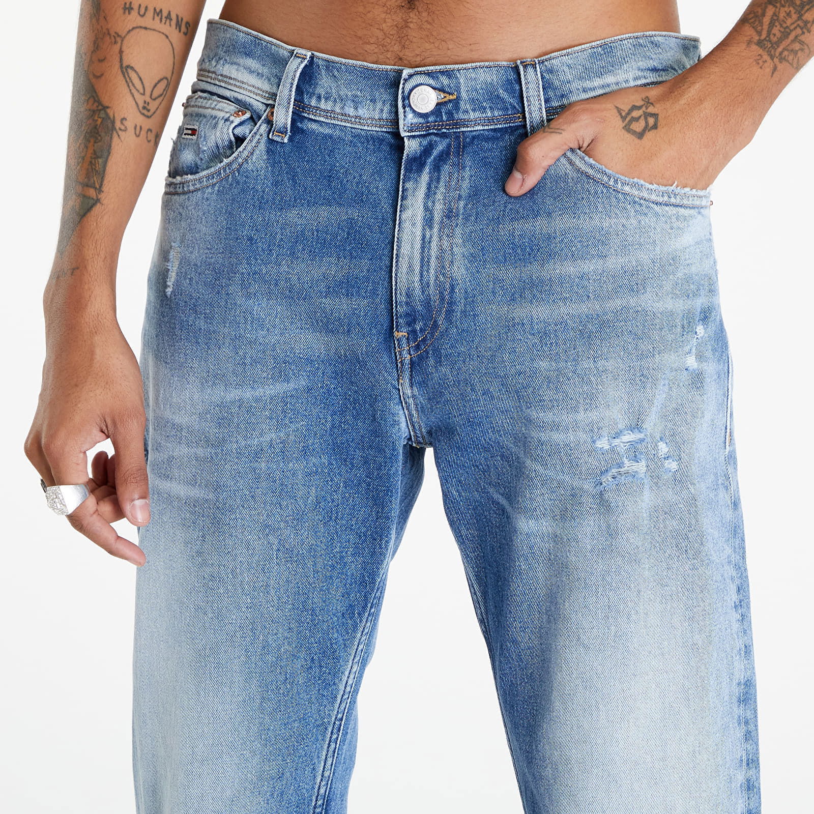 Ethan Relaxed Straight Jeans Denim Medium