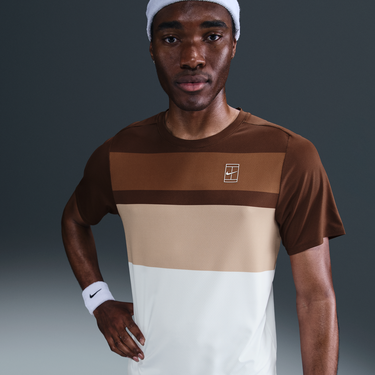 Tričko Nike NikeCourt Advantage Tennis T-Shirt Hnedá | FZ9845-259, 1