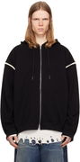 Mastermind World Boxy Fit Cross Stitch Zip Hoodie