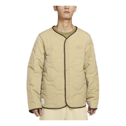 Prešívaná bunda Nike Sportswear Logo Quilted Jacket Béžová | DZ5223-297